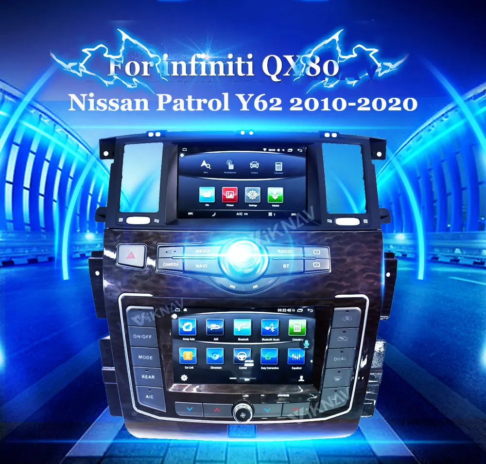 Автомагнитола для Nissan патруль Y62 2010 2020 оригинальная автомобильная стереосистема