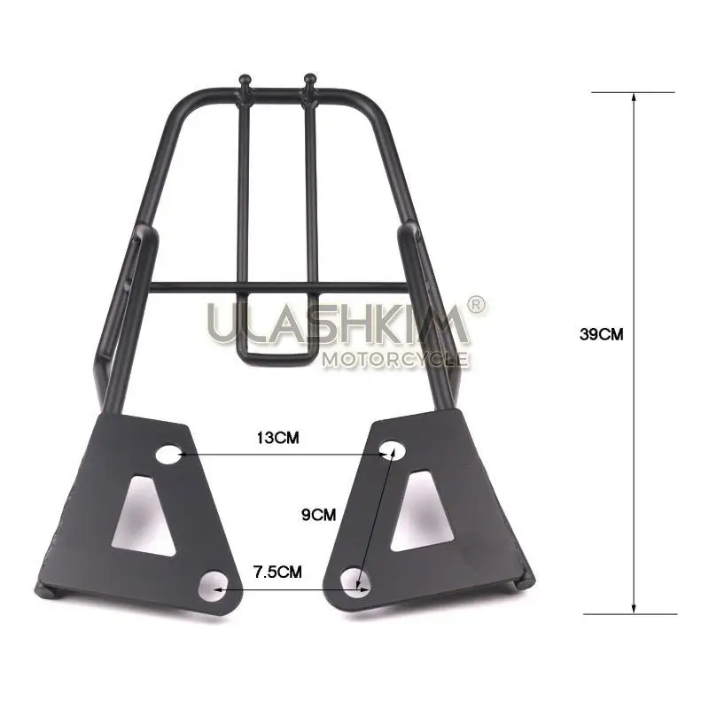 Черная стойка для багажа мотоцикла держатель седла карго полка комплект Honda MSX125