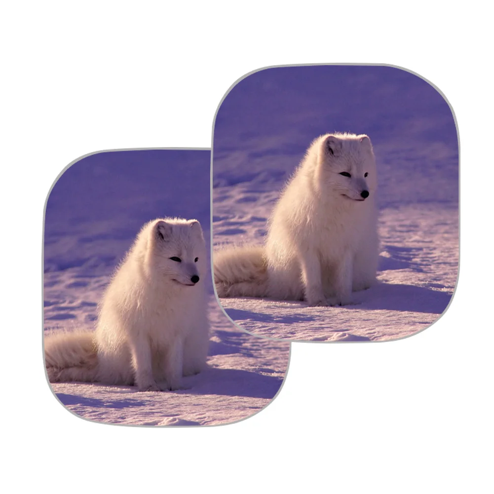 

Модные автомобильные аксессуары PinUp с принтом ангела лисы, складные автомобильные солнцезащитные очки для передних окон, набор из 2 прочных ...