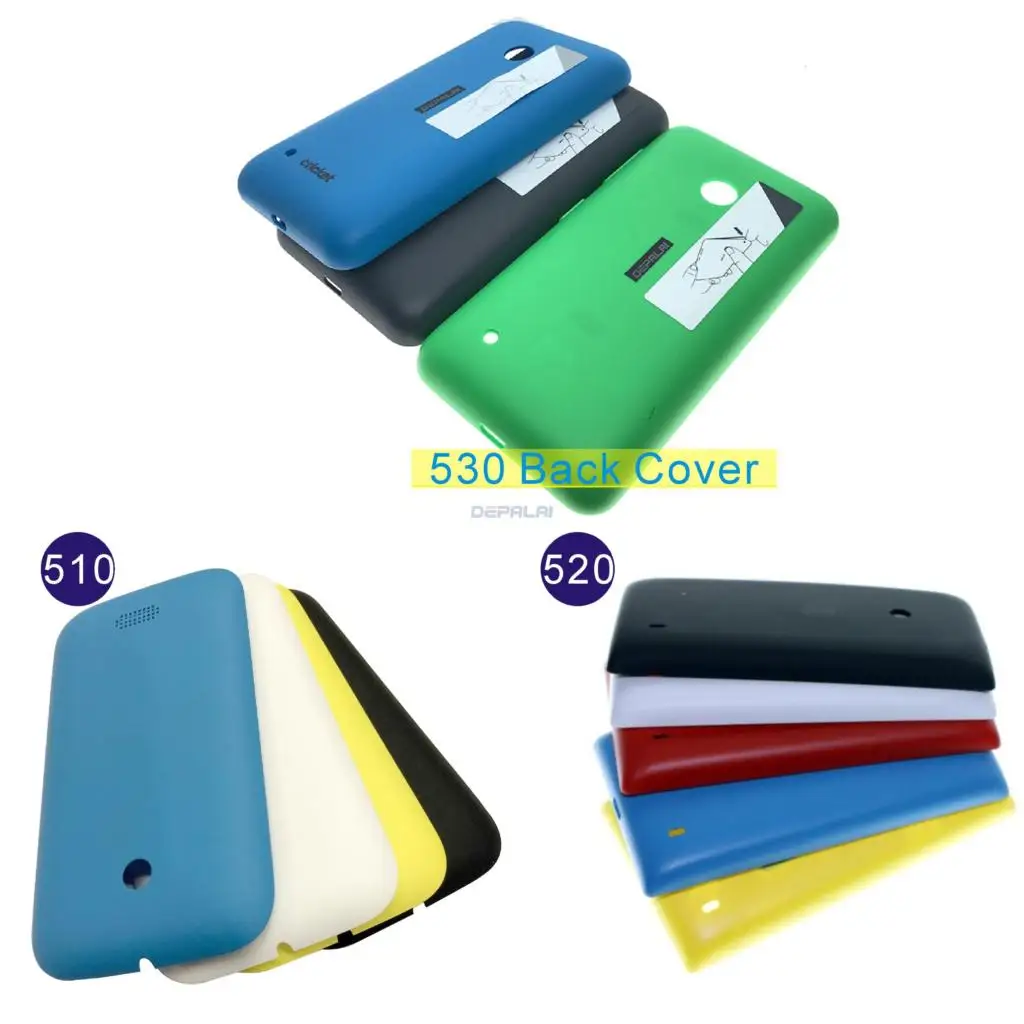 

Housing Battery Cover For Nokia Lumia 510 520 530 Battery Door Case Replacement Back Cover High quality