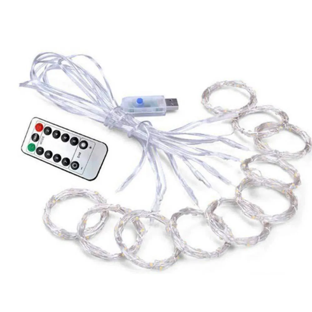 

3M LED USB Power Remote Control Curtain Fairy Lights Christmas Garland Lights LED String Lights Party Garden Home Wedding Decor