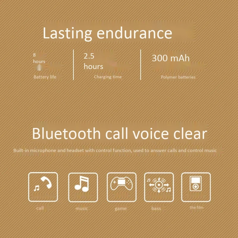 Bluetooth гарнитура Oneder S2 с шумоподавлением игровые складные наушники для дома и