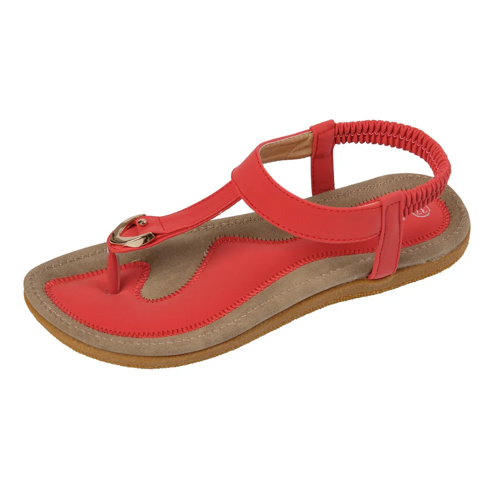 

Women Sandals Beach Flat Flip Flop Slippers Buckle Strap Flat Summer Shoes Female Fashion Sandals Women Flat Flip Flops