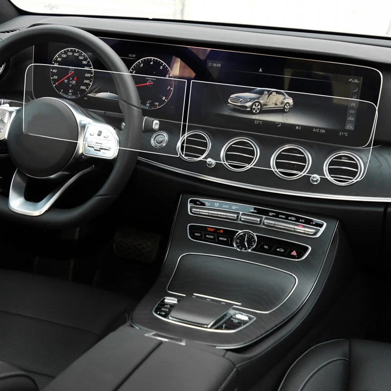 

12,3 дюймовая Автомобильная защита экрана GPS навигатора, закаленное стекло, пленка для Mercedes Benz E Class W213 2017- 2019 W222 2018