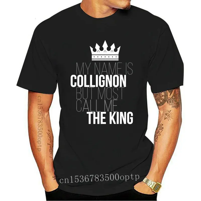 

Стильная стильная футболка Collignon must call me the King