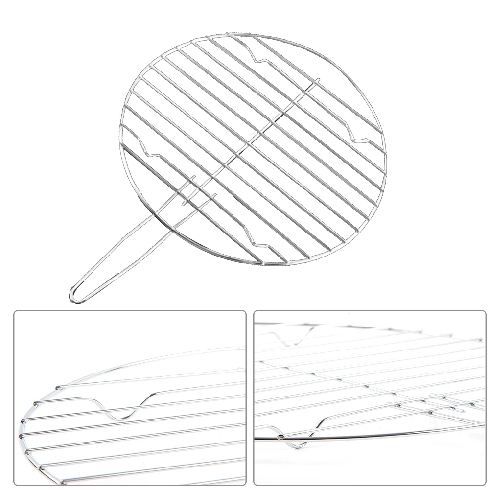 Портативный легко чистить легкий барбекю утолщенной гладкой круглой формы с