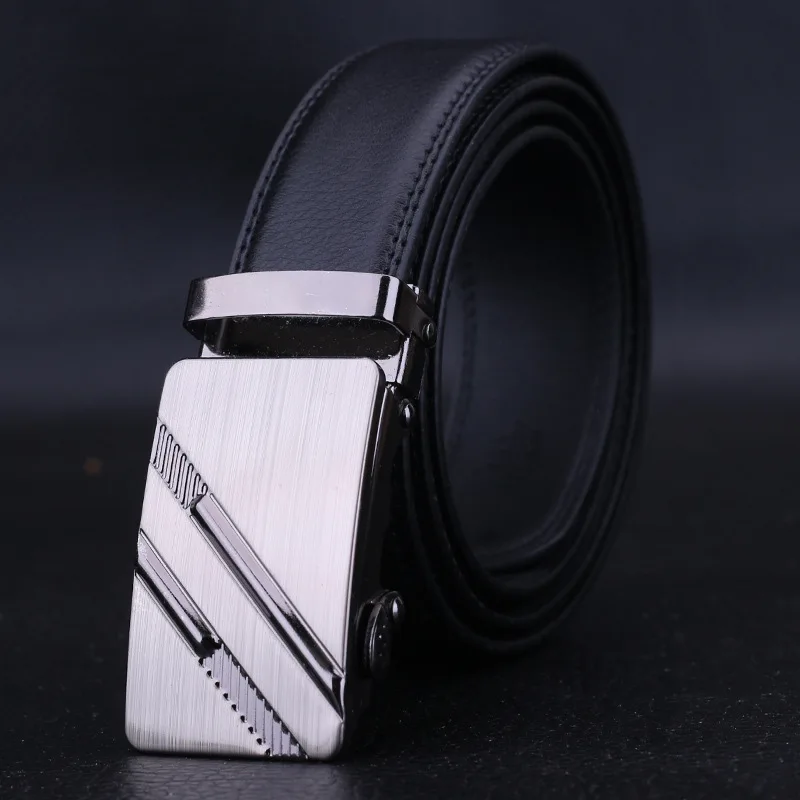 Модный брендовый ремень из воловьей кожи мужской роскошный сплава jaguar деловые