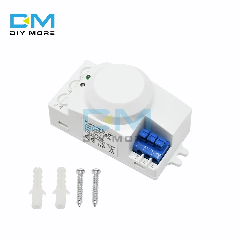 220V 5.8GHz Microwave Movement Motion Detector Sensor Switch For Light Hottest Diy Electronic PCB Board