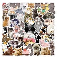 1050pcs new kawaii cat stickers decal for girl cute cartoons animal sticker diy suitcase stationery fridge water bottle guitar