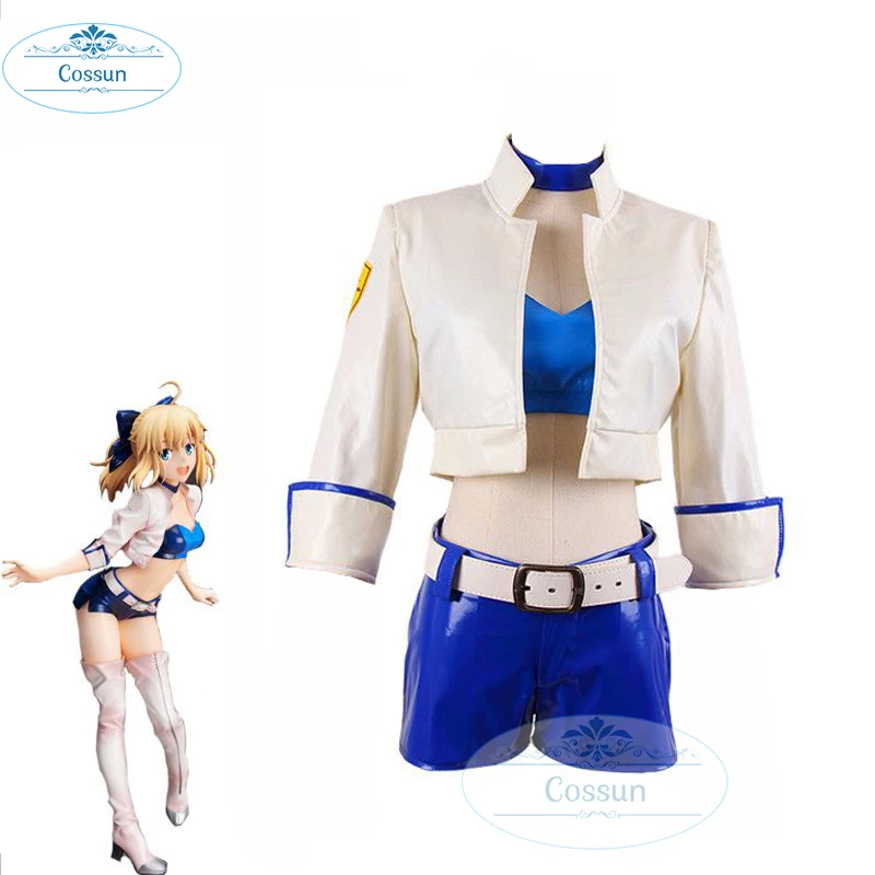 

Fate Stay Night большой заказ саблеобразный лунный гоночный костюм сексуальная униформа для девушек наряд женский Аниме Косплей костюмы на Хэлло...