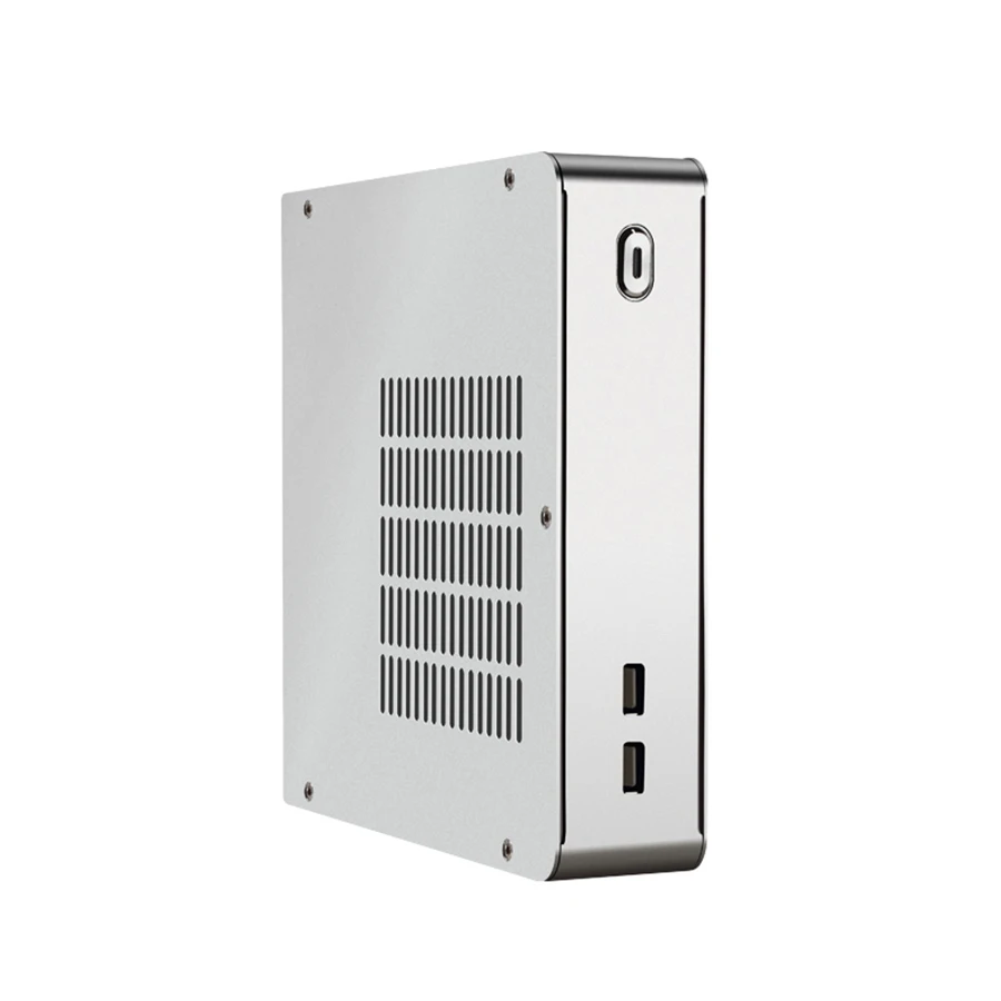 E.mini U3 Тонкий чехол для компьютера с алюминиевым корпусом HTPC Dual USB2.0 Бесплатная