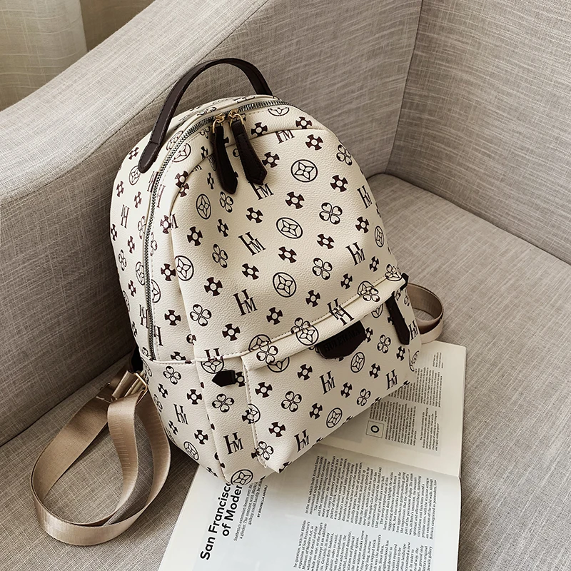 Маленький рюкзак из мягкой искусственной кожи для женщин винтажная