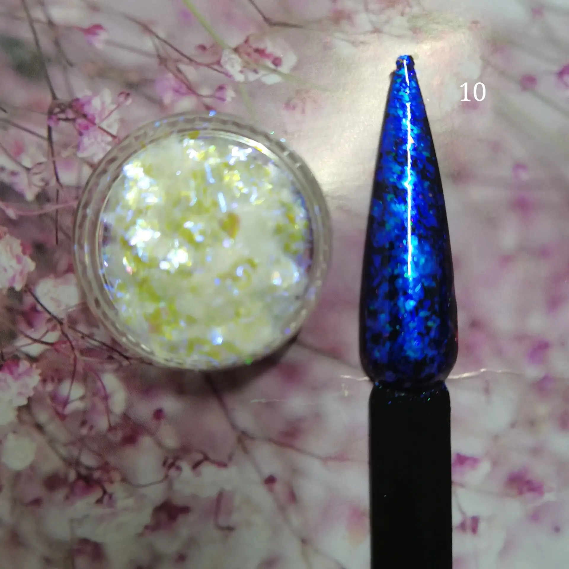 1 г/лот хрустальные бриллиантовые Волшебные хлопья с эффектом смещения цвета для