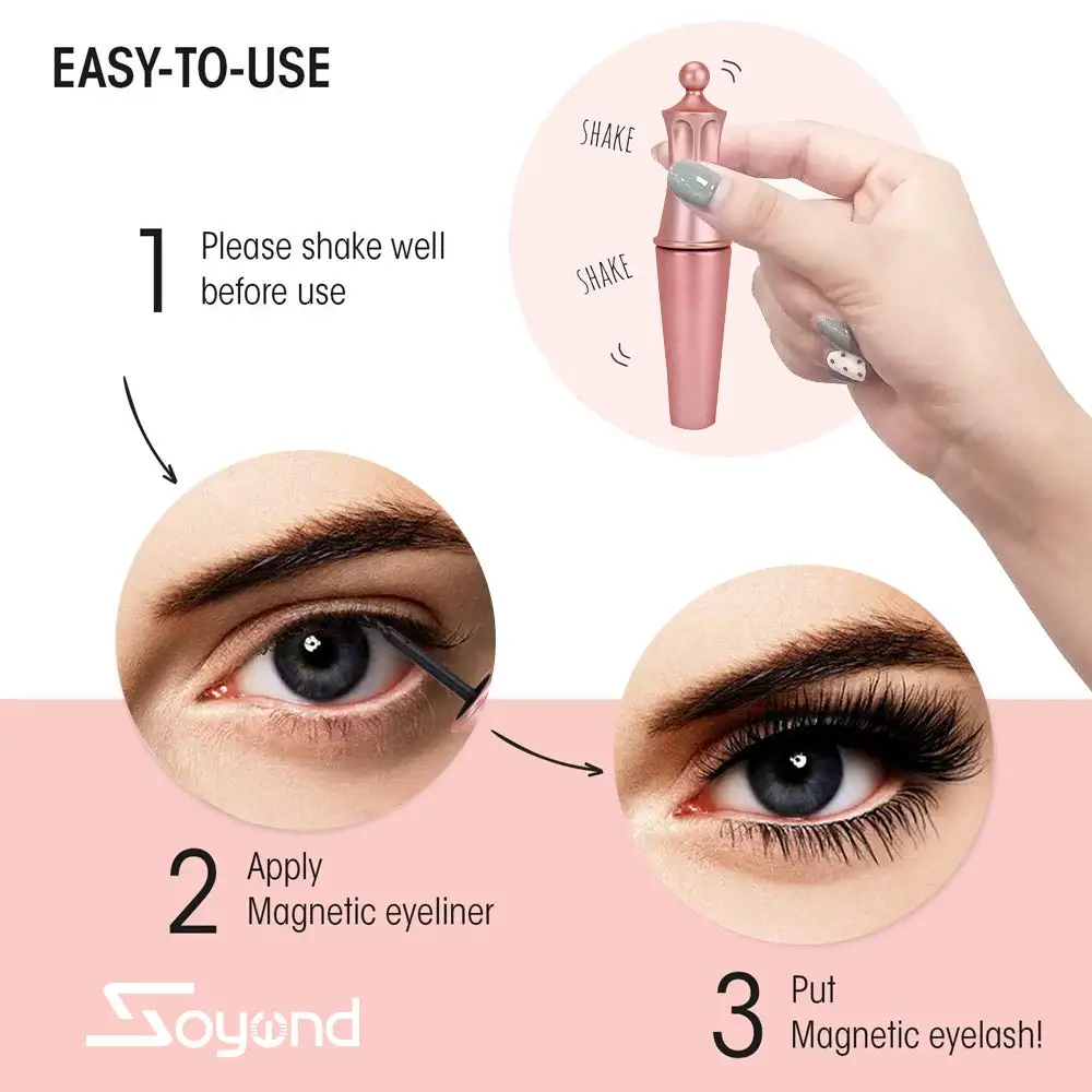 Многоразовые ресницы без клея накладные долговечные натуральные мягкие набор