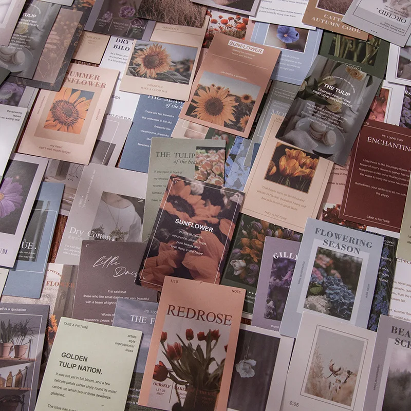 

20 шт. цветочный постер винтажная серия наклеек s Kawaii Канцтовары Diy Скрапбукинг дневник этикетка наклейка