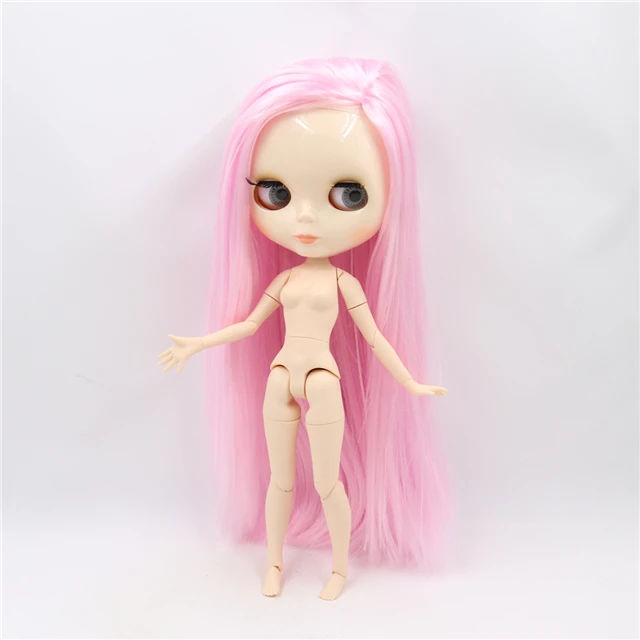 ICY factory шарнирная кукла blyth toy joint body белая кожа блестящее лицо 30 см 1/6 распродажа специальное предложение - Цвет: only nude doll