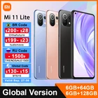 Код RU: TRENDSALE1500 ( -1500P )  Глобальная версия Смартфон Xiaomi Mi 11 Lite, 64 ГБ128 ГБ, Восьмиядерный процессор Snapdragon 732G, тыловая камера 64 мп, 4520 мАч, телефон Mi 11 Lite