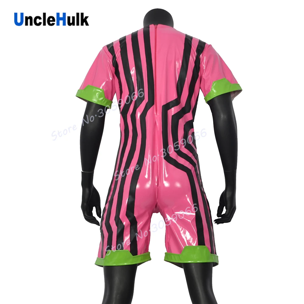 Костюм Kamen Rider Ex-Aid-розовый фон и черные полосы | UncleHulk Тематическая одежда униформа