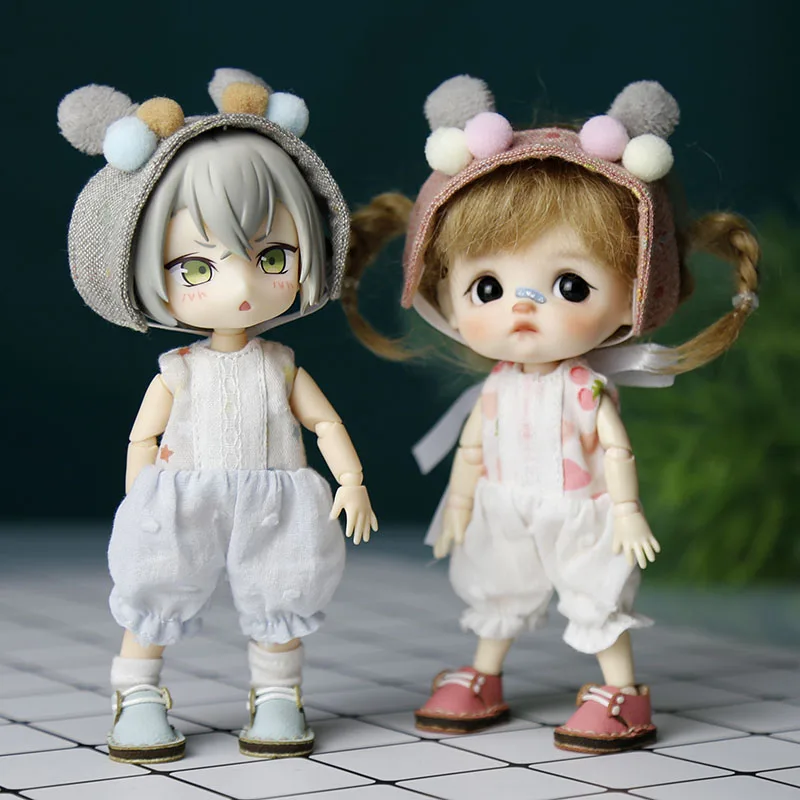 Кукольные туфли ob11 одежда для шарнирных кукол милая повседневная кожаная обувь