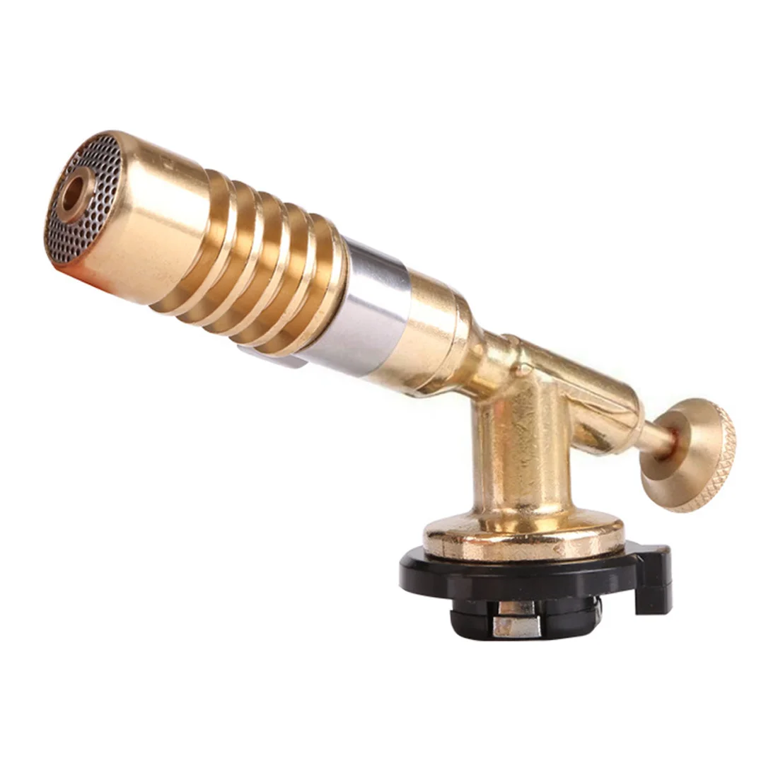 

136mm Adjustable Temperature Brass Gas Turbine Welding Gun Aluminum Welding Propane Pipe Welding