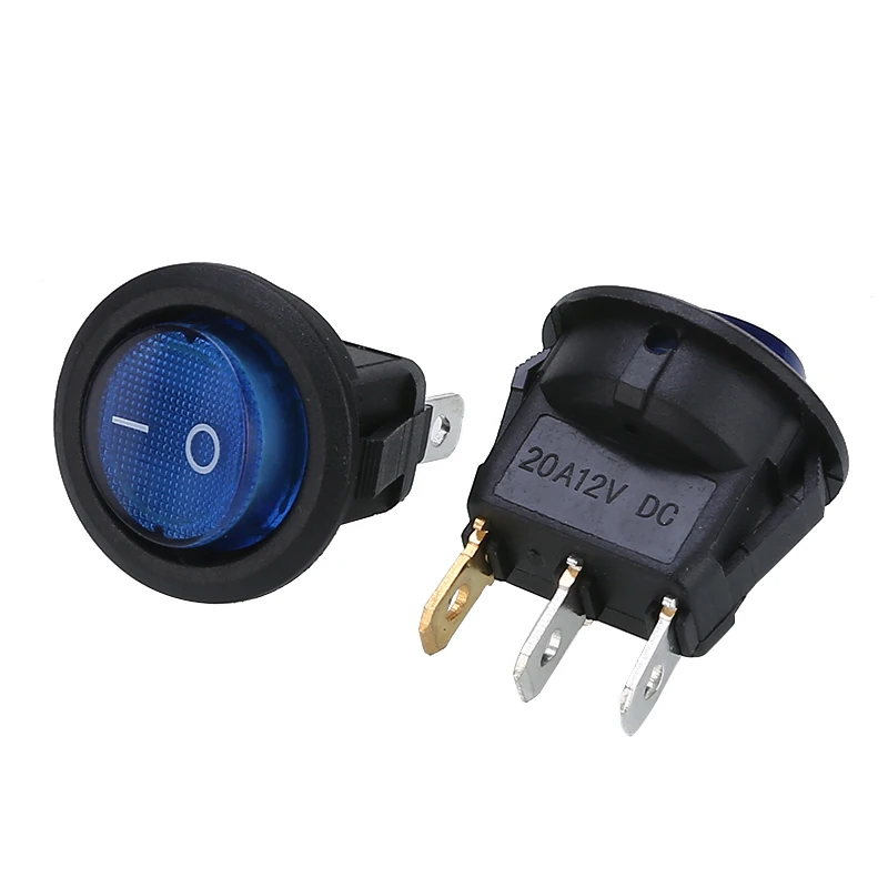 5 шт. Электрический мини круглый Кулисный Переключатель ВКЛ/ВЫКЛ для автомобиля