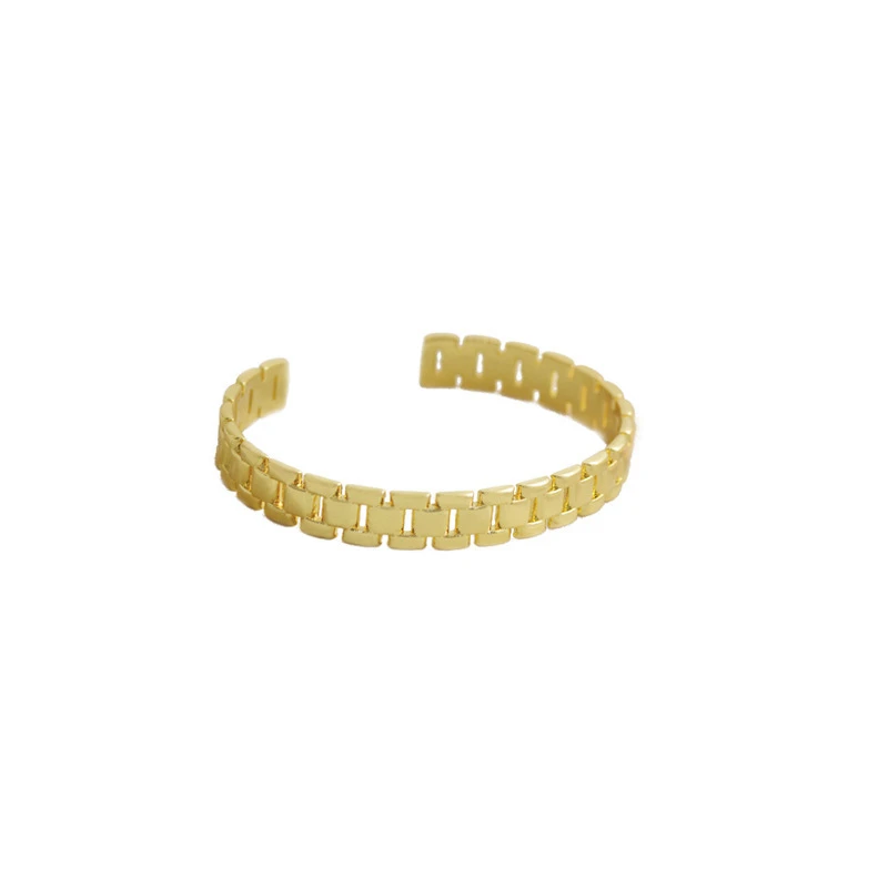 

TOSAKO New Bracelet Gold Color Chain for Women Geometric Anniversary
