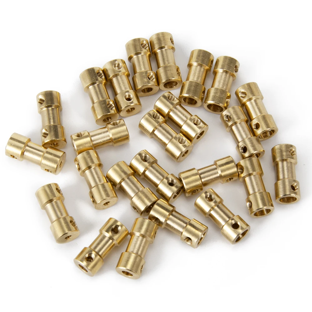 AXSPEED 10pcs Brass Flexible Motor Shaft Coupling Coupler Transmission Connector for Toy Model Boat Cardan Joint | Игрушки и хобби