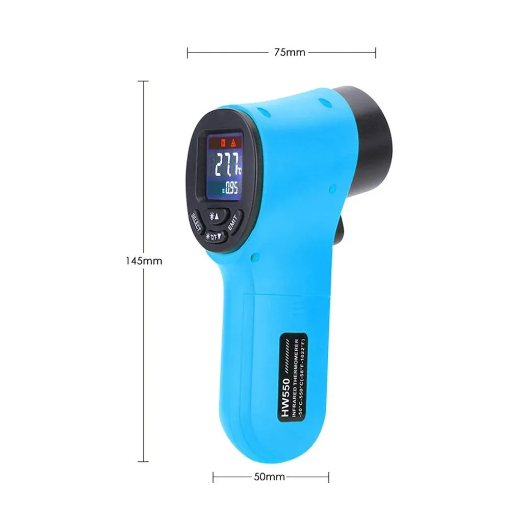 Portable Non-contact Infrared Thermometer Digital -50~550° C Children Display Sensor Temperature Tool |