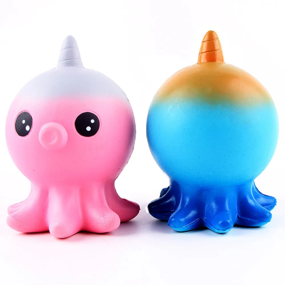 Милый Единорог осьминог мягкая кукла медленно восстанавливающая форму снятие