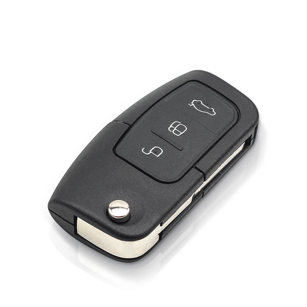 Раскладной Автомобильный ключ KEYYOU 433 МГц 4D63 4D60 для Ford Fusion Focus Mondeo Fiesta Galaxy HU101 FO21