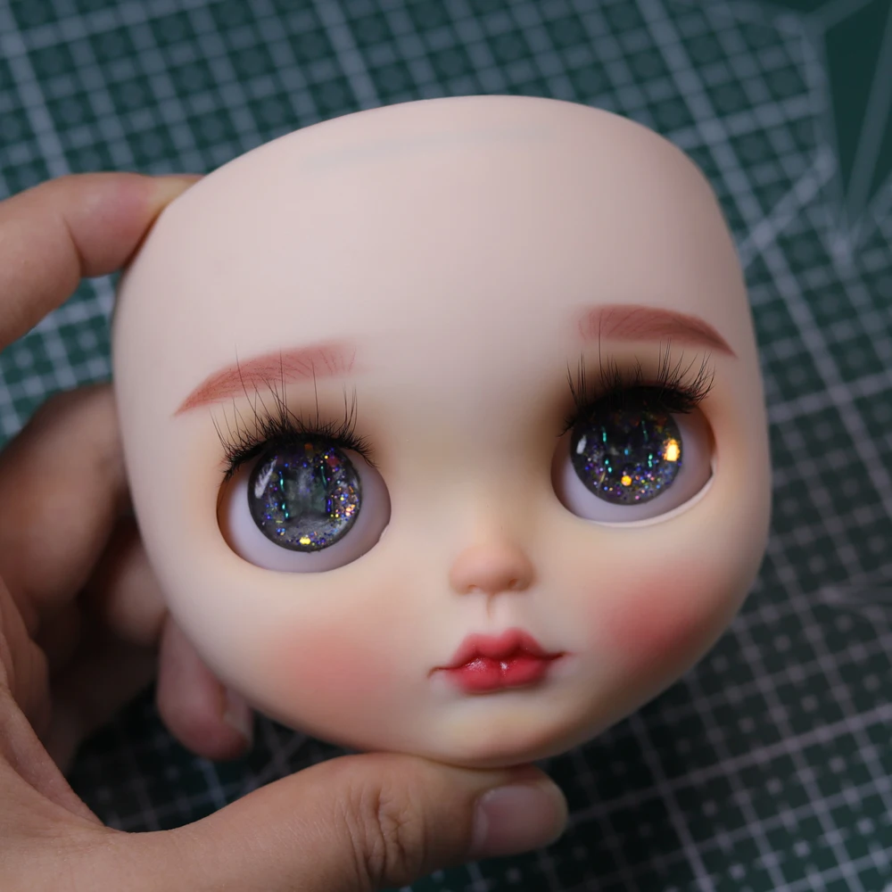 

Blyth Doll Face Plate for diy your blyth makeup Including Back Plate customization doll Nude blyth white skin 11.20.48