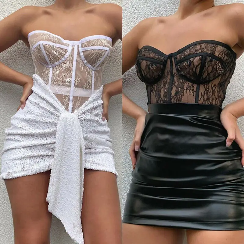 Женская кружевная блузка с открытыми плечами прозрачный сетчатый топ рубашка