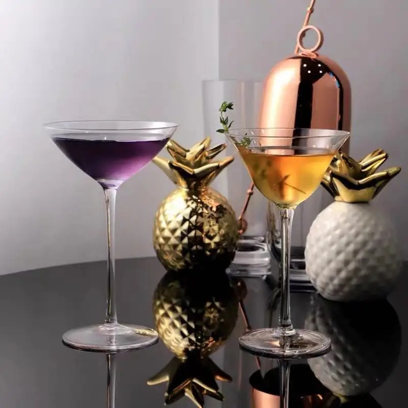 

Bar Utensils Hand-blown Japanese Tribedeux Martini Kimura Cocktail Martini Crystal Cups