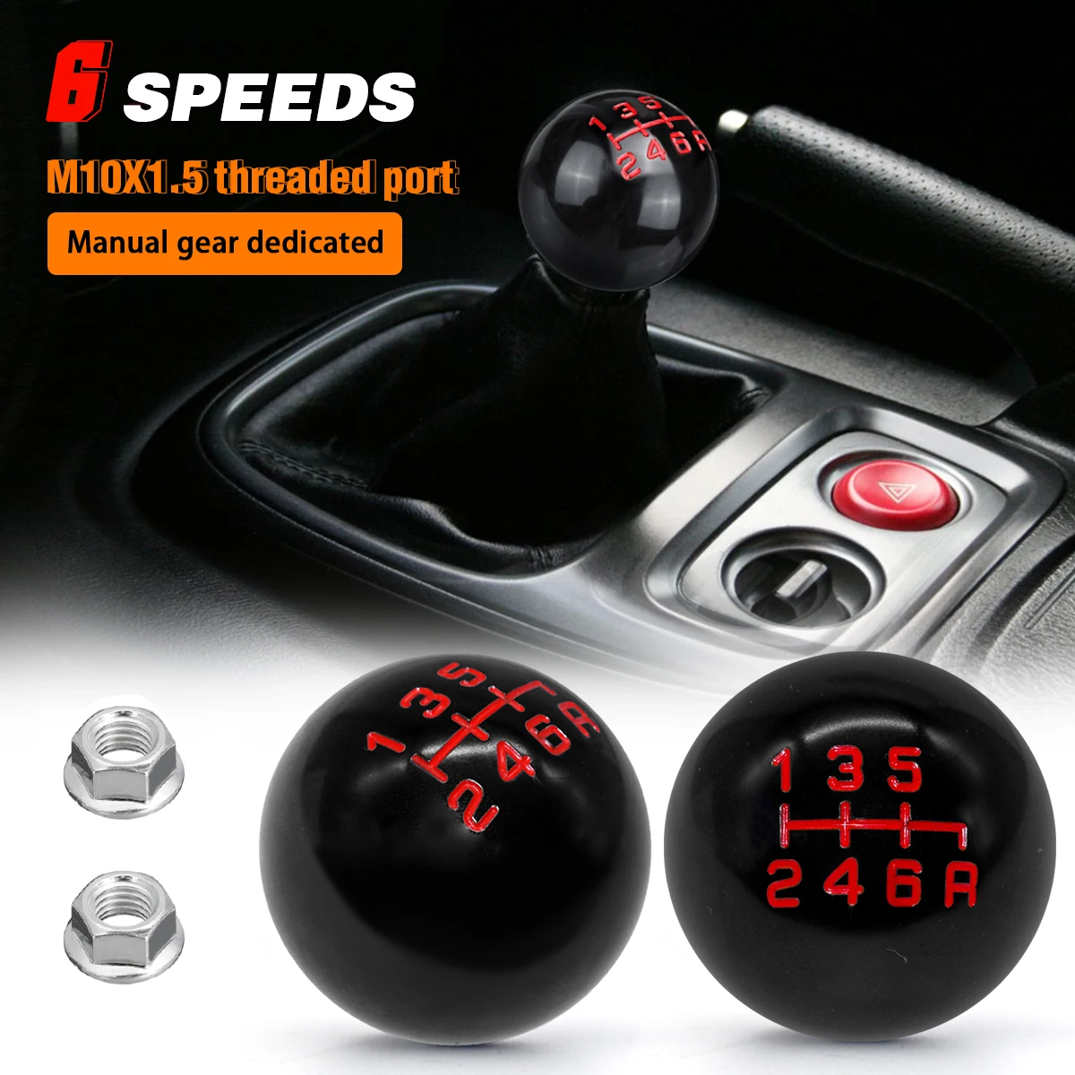 Рукоятка рычага переключения передач для Honad Civic Fit FD2 FN2 EP3 DC2 DC5 S2000 F20C 5 6 |