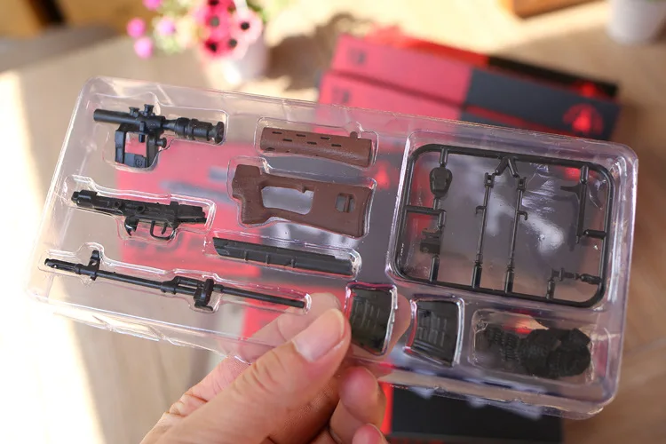 1:6 пушка в сборе модель снайперская винтовка 5 видов стилей SVD PSG 1 MK14 DSR TAC 50 оружие