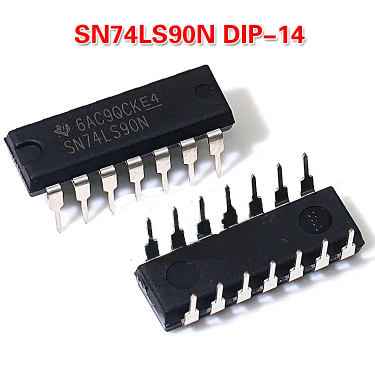 1 шт. абсолютно новый и оригинальный Sn74ls90n Dip 14 двойной/пятичастотный десятичный