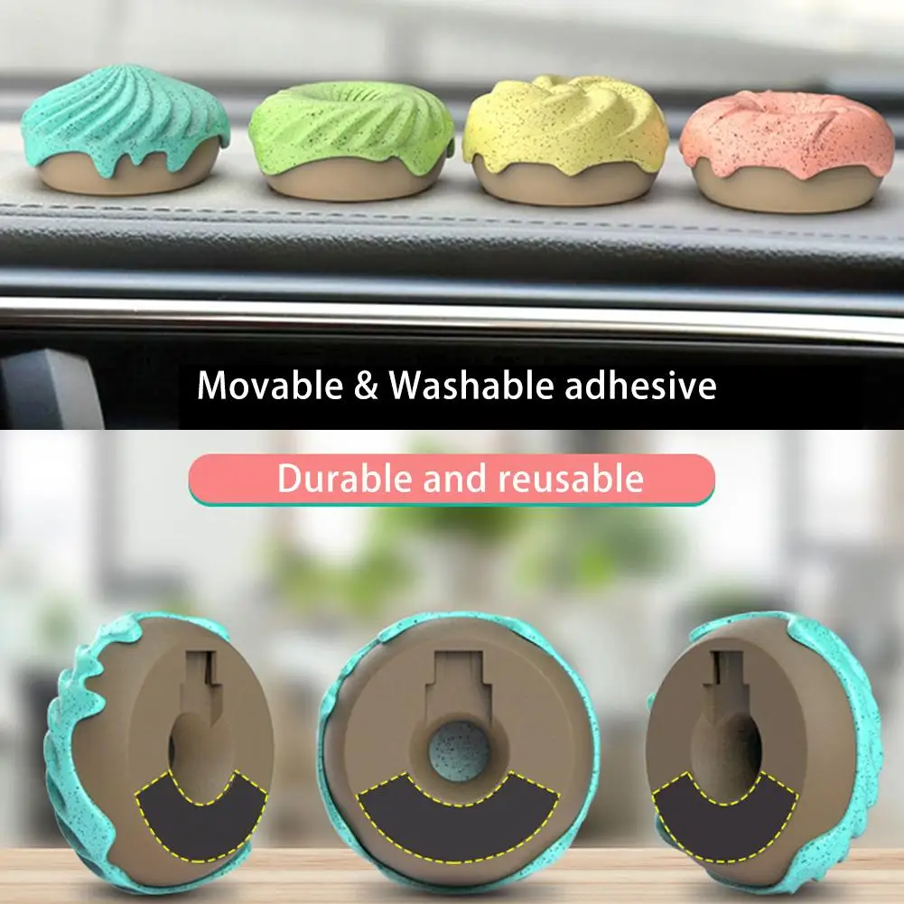 Автомобильный освежитель воздуха милая форма пончика украшение автомобильный