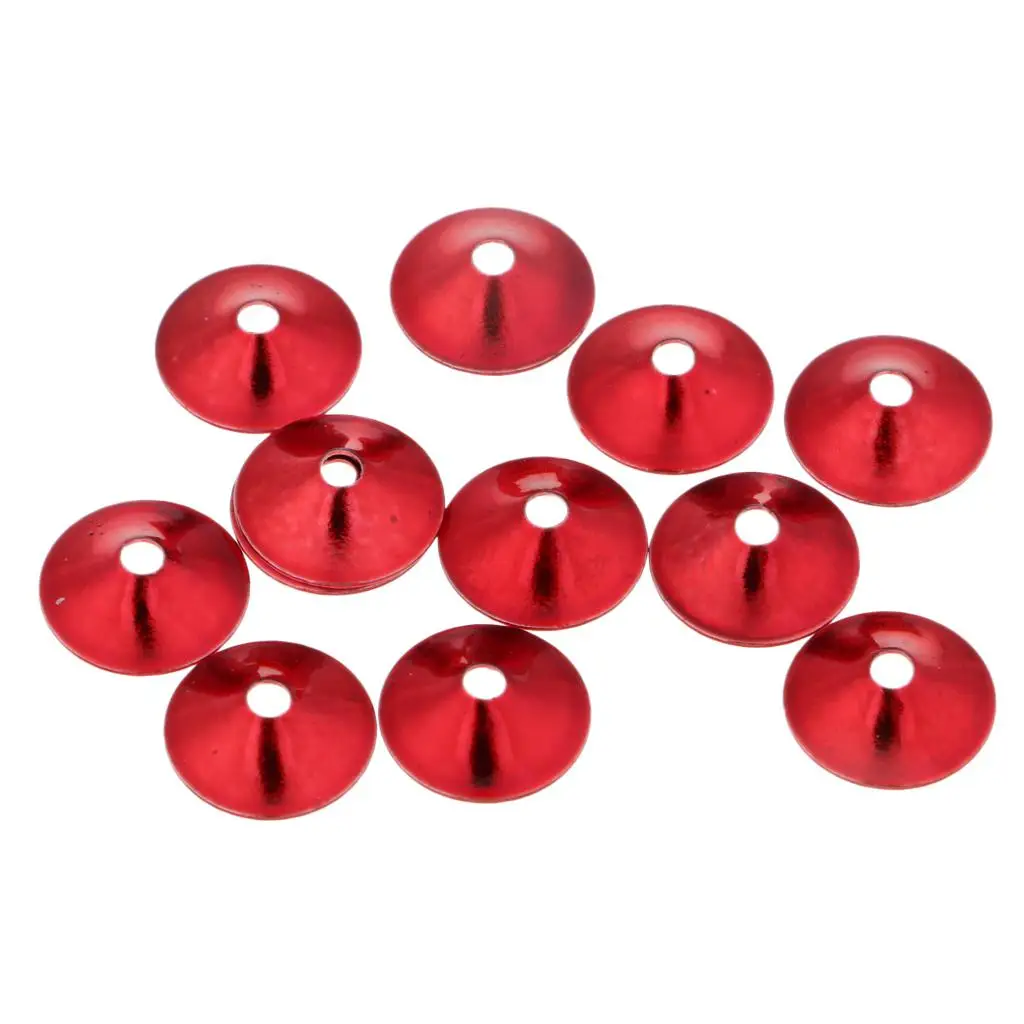 

12 шт. материалы для вязания мушек трубка для рыбалки мухи красочные турбо конусы дисковая головка