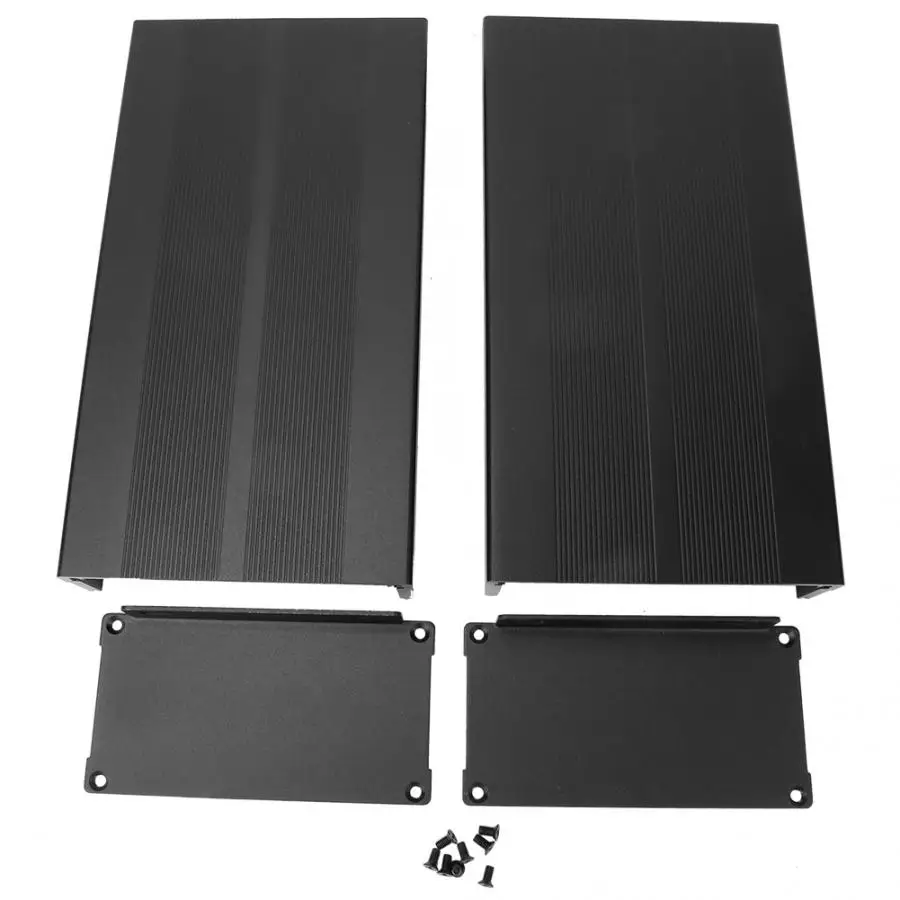 Корпус Электронный DIY монтажная плата проект алюминиевый корпус для охлаждения 55x106x200 мм