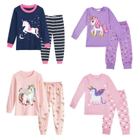kids cotton pajamas unicorn pyjamas pour filles clothes pants set cartoon sleepwear kids pajamas for girls toddler baby outfits