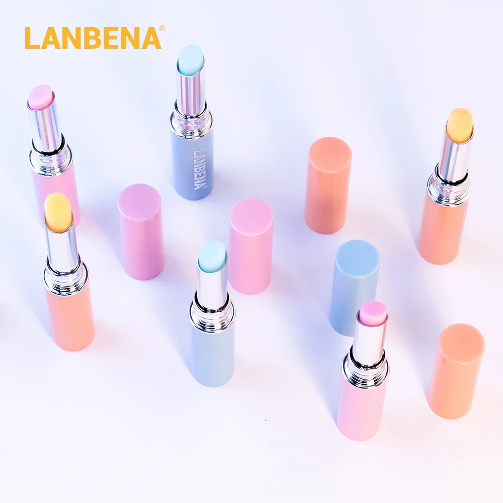 

LANBENA Chameleon Lip Balm Rose Hyaluronic Acid Moisturizing Nourishing Lip Plumper Lip Lines Natural Extract Makeup Lipstick
