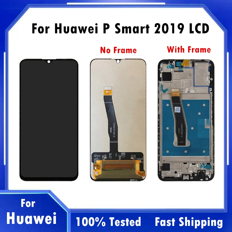 6 21 &quotсенсорный экран для Huawei P Smart 2019 ЖК-дисплей сенсорный дигитайзер сборки