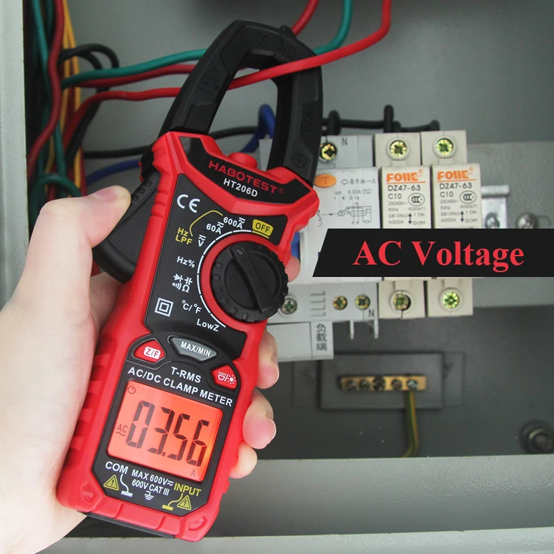 Цифровой мультиметр Habotest HT206D AC DC|Токоизмерительные клещи| |