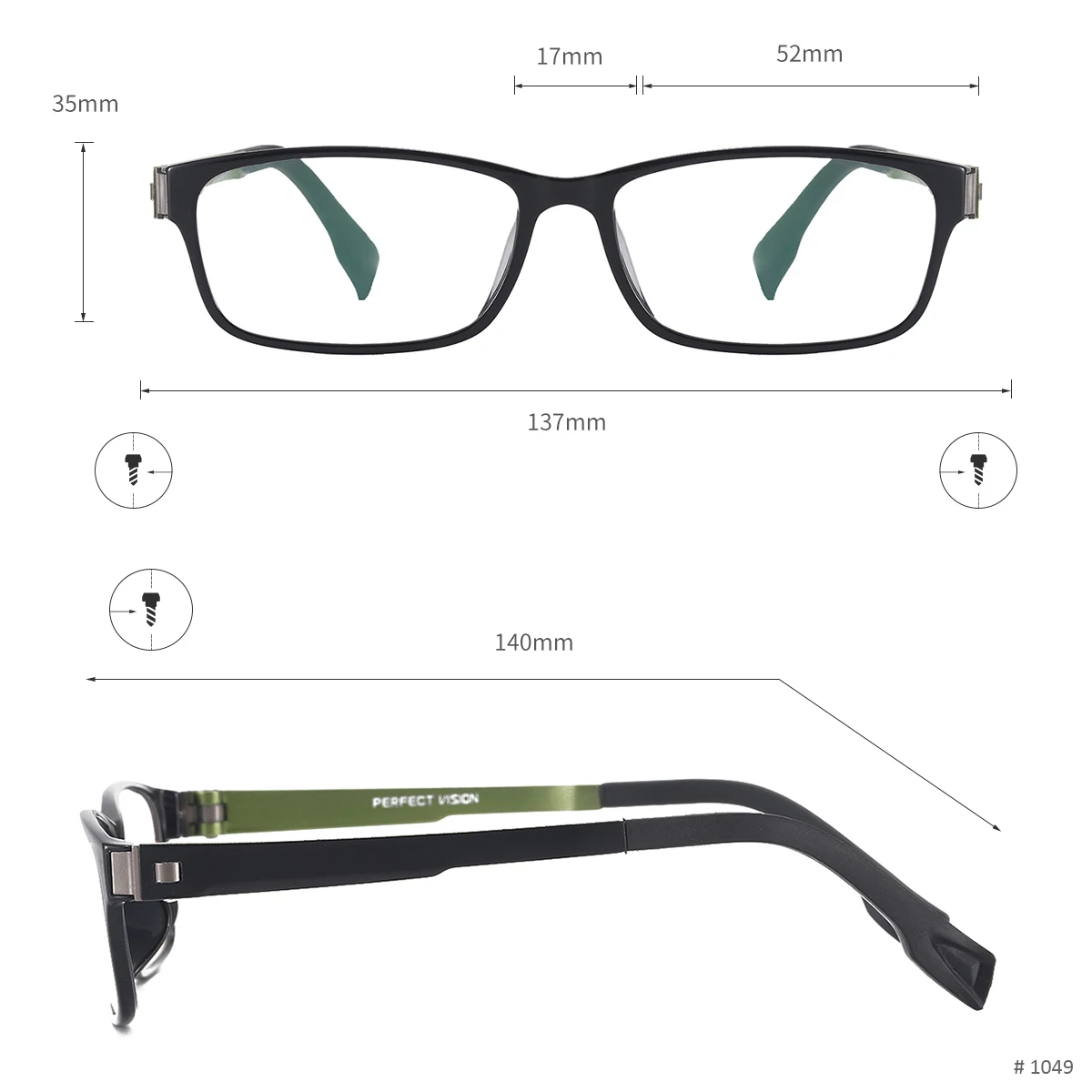 Легкая пластиковая Прямоугольная оправа для очков мужчин и женщин классические