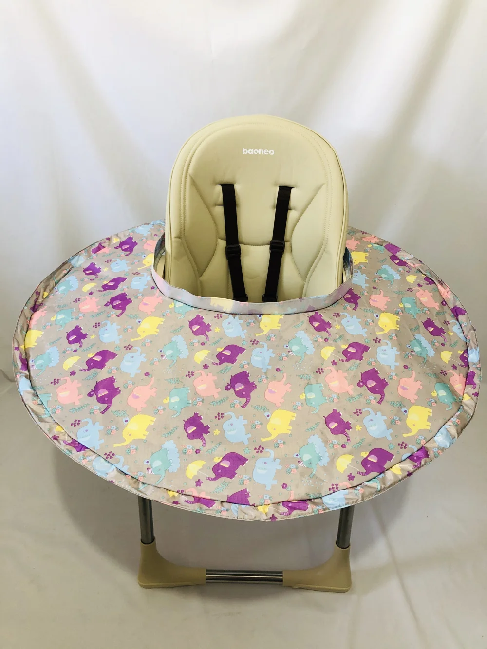 Elephant Saucer 6 цветов ресторанное и домашнее детское блюдце для кормления, чехол на стульчик для кормления, зародыши предотвращает падение еды и игрушек на пол - Цвет: Elephant Saucer