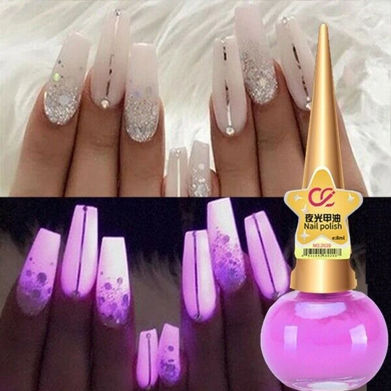 

15ML Night Color 12 Color Luminous Nail Polish Fluorescent Luminous LED Gel Nail Polish
