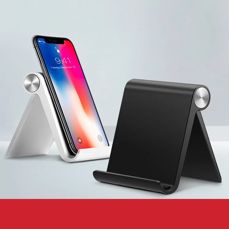 

Портативный держатель для телефона, держатель для мобильного смартфона, держатель для планшета, подходит для рабочего стола iPhone, держатель ...