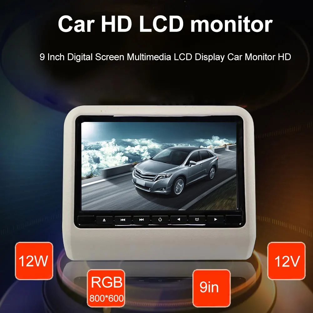 9 дюймов электронный игровой автомобильный монитор многофункциональный