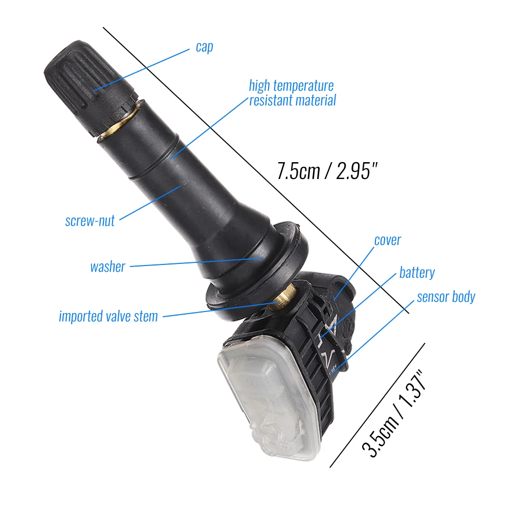 4 шт. новые датчики контроля давления в шинах TPMS для Chevy GMC GM OEM 13598771 | Автомобили и