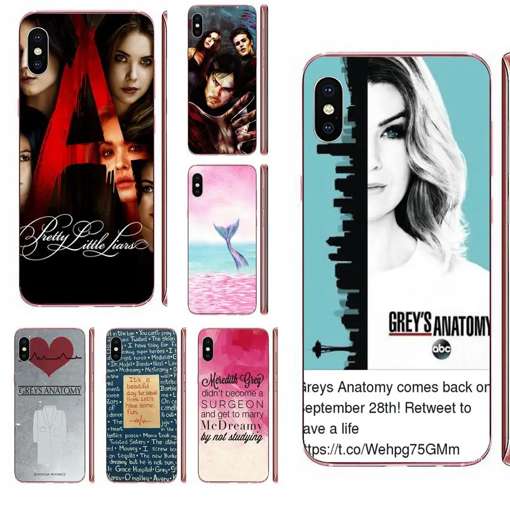 Милые котировки по вертикали в анатомии Greys для Samsung Galaxy A10 A20 A20E A3 A40 A5 A50 A7 J1 J3 J4 J5 J6 J7